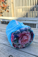 AS Shoe Wash Bag - Heart Rose Blue