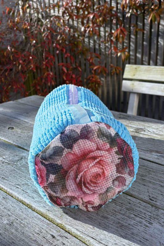 AS Shoe Wash Bag - Heart Rose Blue