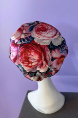 AS Shower Cap - Crimson Bloom