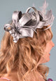 Ribbons in the Sky Fascinator - Silver