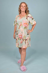 Rica Marnie Oversize Sleep Tee - Garden Hum