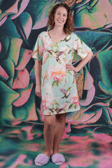 Rica Marnie Oversize Sleep Tee - Garden Hum