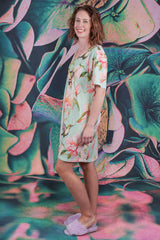 Rica Marnie Oversize Sleep Tee - Garden Hum