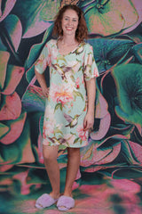 Rica Marnie Oversize Sleep Tee - Garden Hum