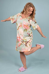 Rica Marnie Oversize Sleep Tee - Garden Hum