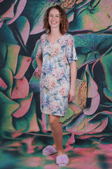Rica Marnie Oversize Sleep Tee - Misted Hydrangea