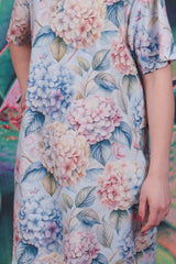 Rica Marnie Oversize Sleep Tee - Misted Hydrangea