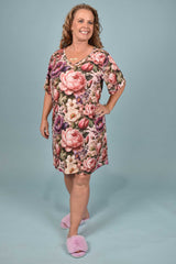 Rica Marnie Oversize Sleep Tee - Petal Poem