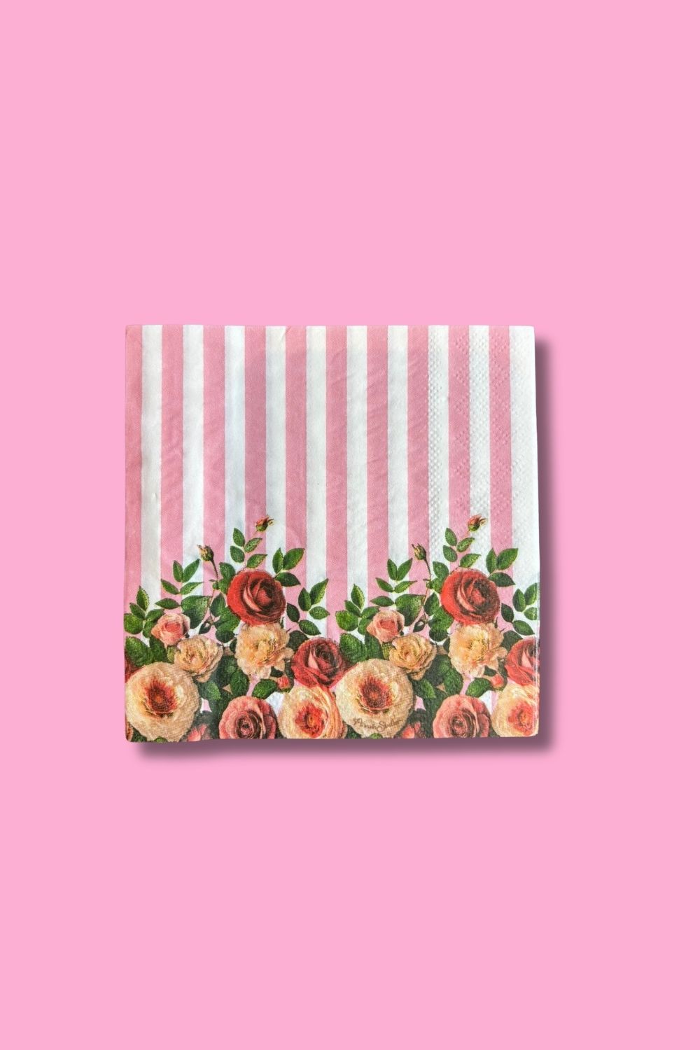 Border Bunches Small Paper Napkins - 20 pack