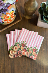 Border Bunches Small Paper Napkins - 20 pack