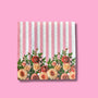 Border Bunches Small Paper Napkins - 20 pack