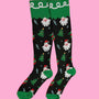 AS Compression Sock - Smiley Santa