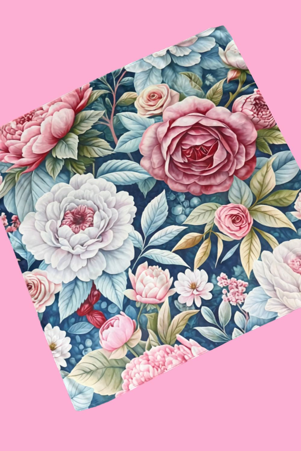 AS Square Neck Scarf Spring Serenade floral scarf
