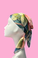Women's floral square scarf Spring Serenade print