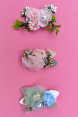 Stella Rose Clips - Set of 3