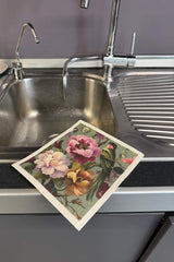 Swedish Dish Cloths - Peony Aviary