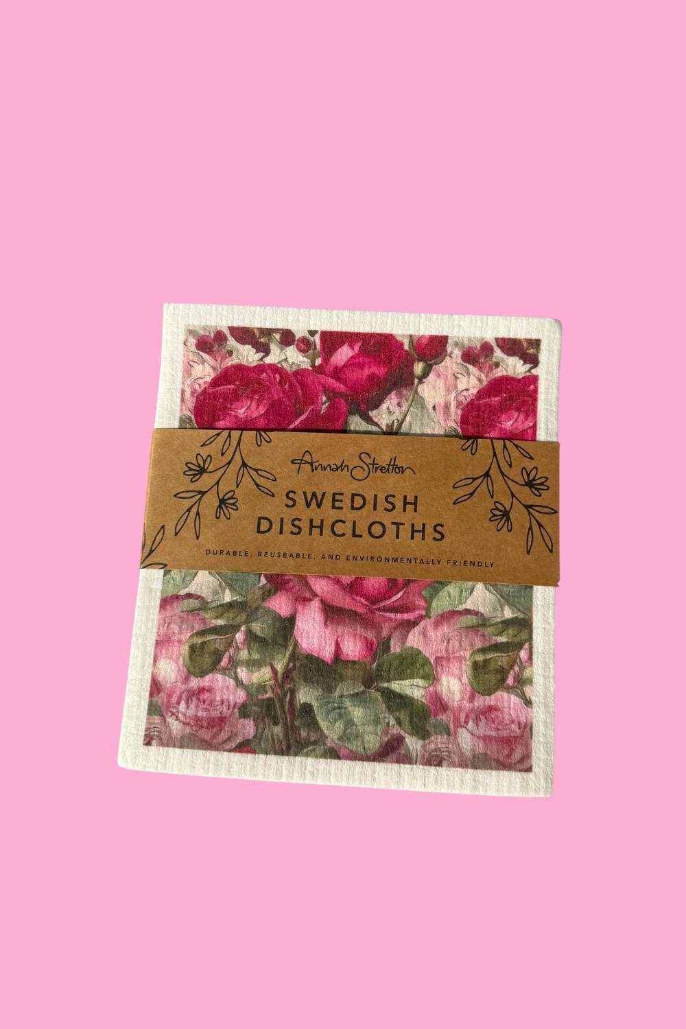 Swedish Dish Cloths - Peony Sonata