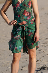 Swim Scarf Wrap - Green Garden | SALE