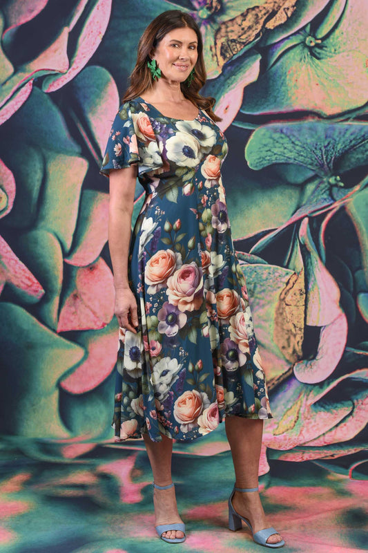 Sybil Dress - Anemone Winter