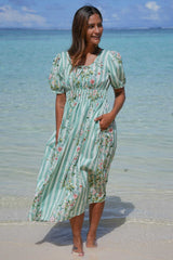 Elle Dress - Meadow Stripes