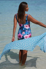 Gracie One-Piece Bather - Garden Glitch
