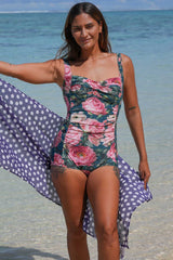 Annah Stretton Gracie Bather in Whispering Petals floral one piece swimsuit with supportive fit