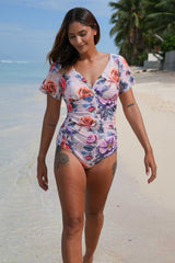 Lily Star One-Piece Bather - Rosewater