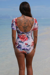 Lily Star One-Piece Bather - Rosewater