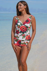Annah Stretton Vintage Ruby tankini top and swimwear