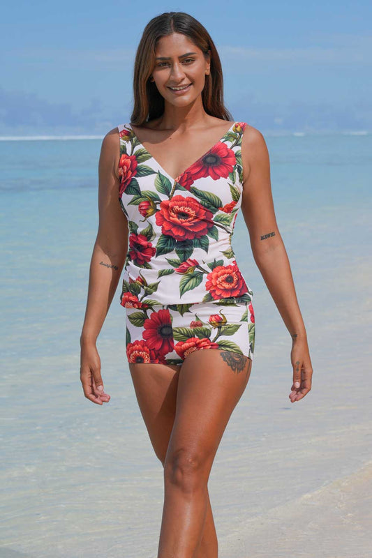 Lucy Tankini Vintage Ruby Annah Stretton swimwear