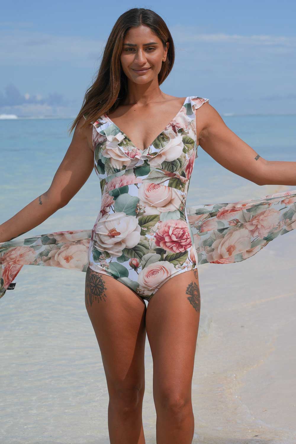 Annah Stretton Sky Charm one piece bather