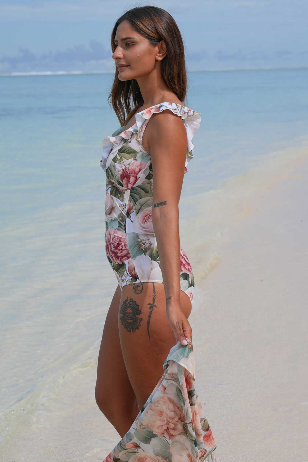 Sky Charm floral swimsuit womens NZ swimwear