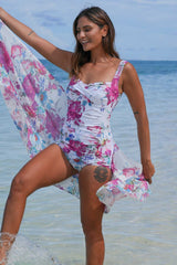 Cotton Wrap - White Petal Chorus