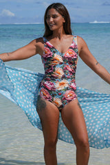 Annah Stretton Layla Bather in Love Bunches floral one piece swimsui