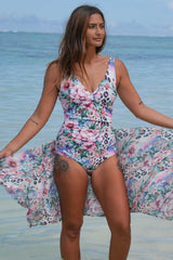 Lily One-Piece Bather - Feline Grace