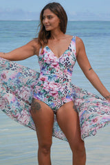 Lily One-Piece Bather - Feline Grace