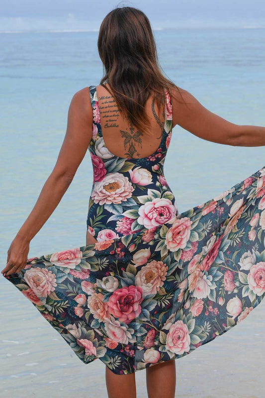 Garden Huntress floral swimsuit womens NZ swimwear