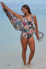 Garden Huntress womens one piece swimwear