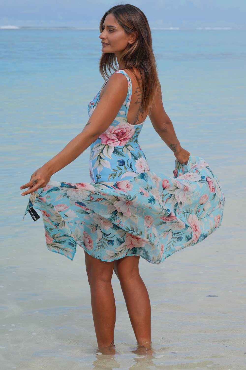 Rosetta floral swimwear with supportive fit