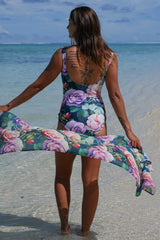 Cotton Wrap - Navy Reverie