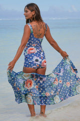 Mavis Tankini - Navy Spotty Floral