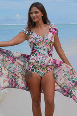 Annah Stretton Crimson Grace one piece bather