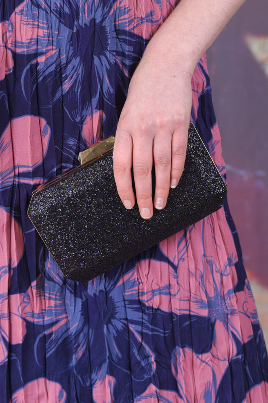 Taylor Glam Clutch - Midnight