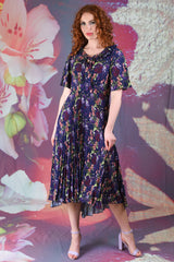 Talor Tiger Dress - Navy