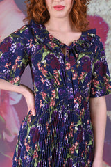 Talor Tiger Dress - Navy