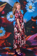 Annah Stretton Talor Vivian Dress Berry Blossom