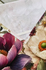 Close-up Petal Poem floral print tea towel – 100% cotton
