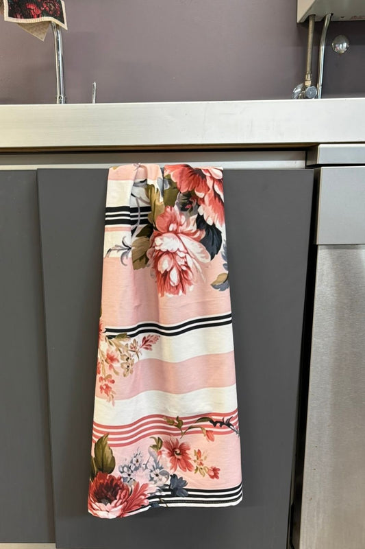 Spring Lines kitchen tea towel NZ designer Annah Stretton