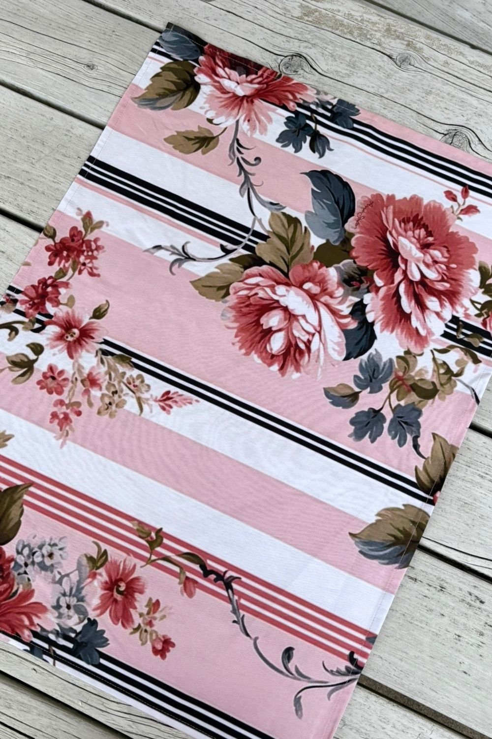 Spring Lines floral dish towel cotton kitchen accessory
