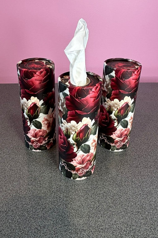 Tissue Cylinder 3 Pack - Bridesmaid Blues